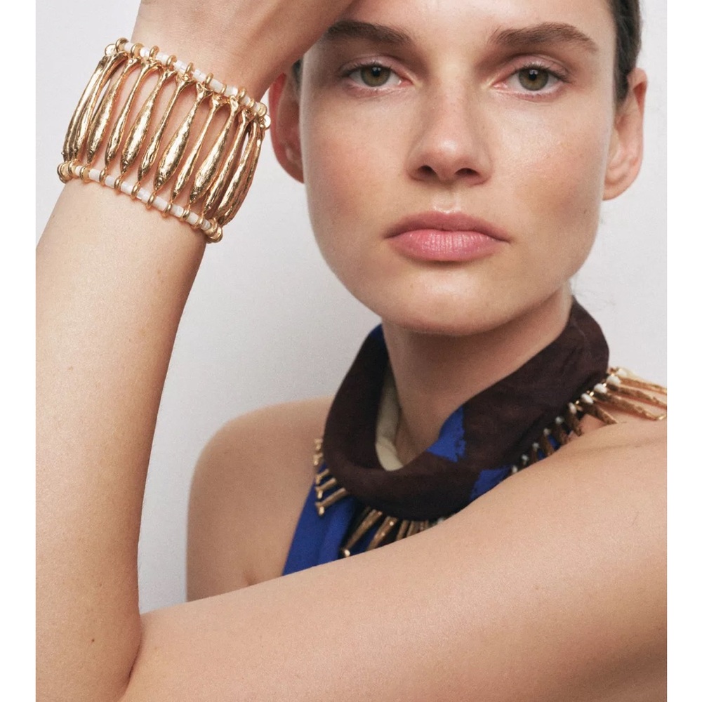 Zara Gold Multi-Strand Bracelet